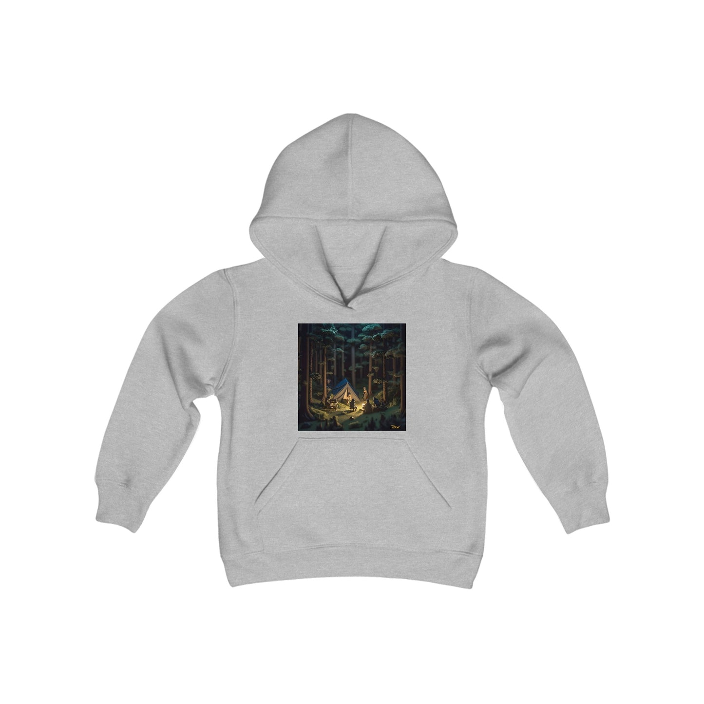 Under The Starry Skies Series Print #6 Youth Heavy Blend Hooded Sweatshirt