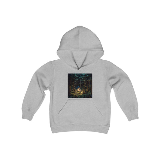 Under The Starry Skies Series Print #6 Youth Heavy Blend Hooded Sweatshirt