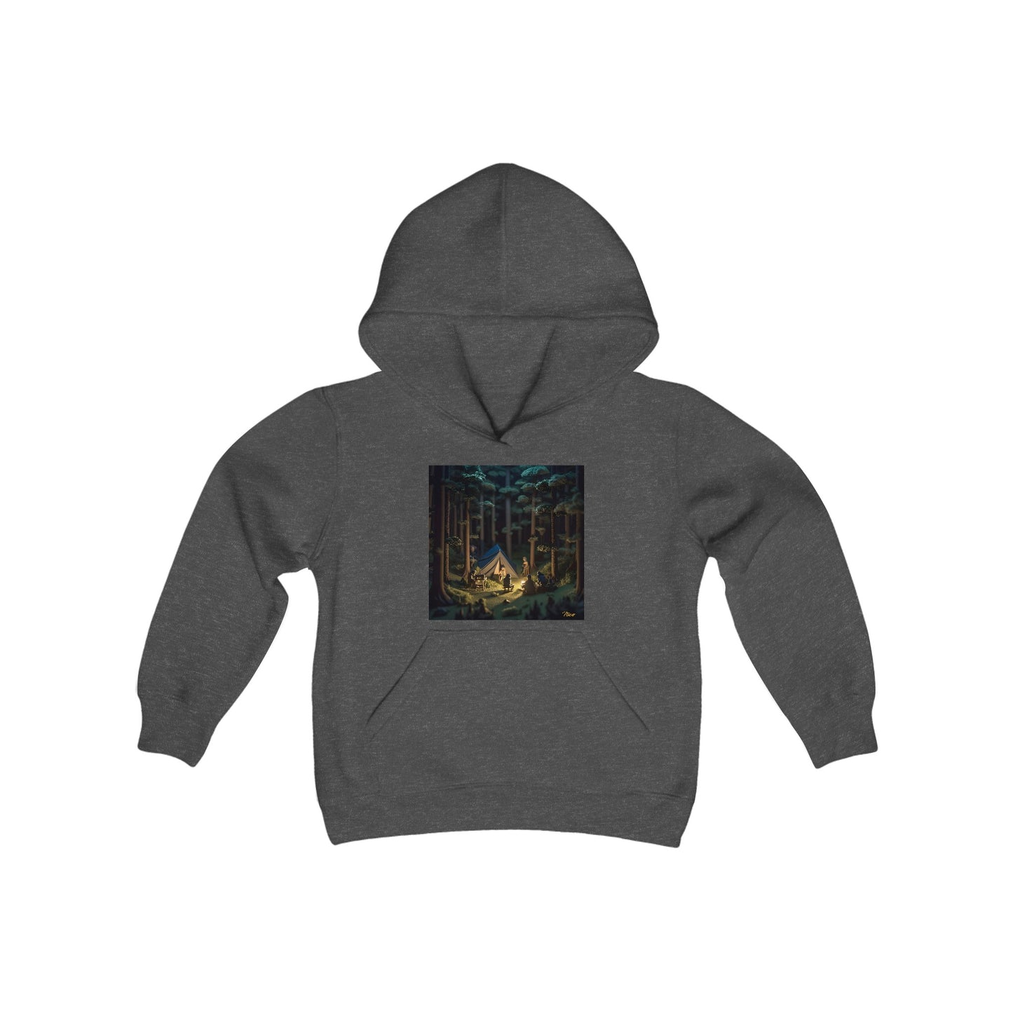 Under The Starry Skies Series Print #6 Youth Heavy Blend Hooded Sweatshirt