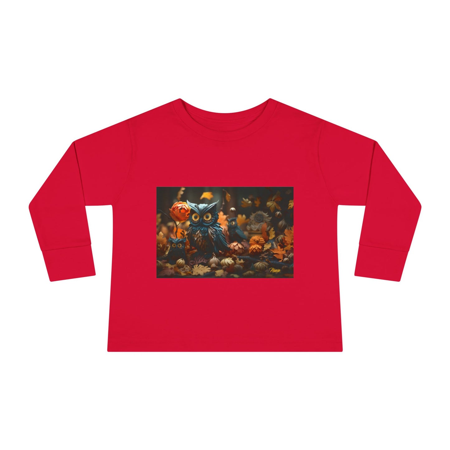 Halloween 2024 Series Print #8 Toddler Long Sleeve Tee