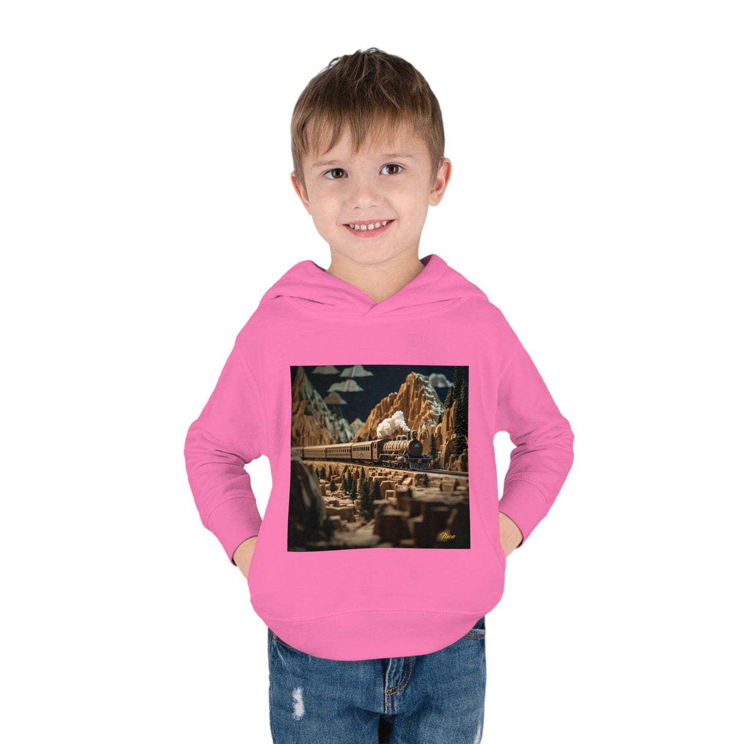 Orient Express Series Print #9 Toddler Pullover Fleece Hoodie