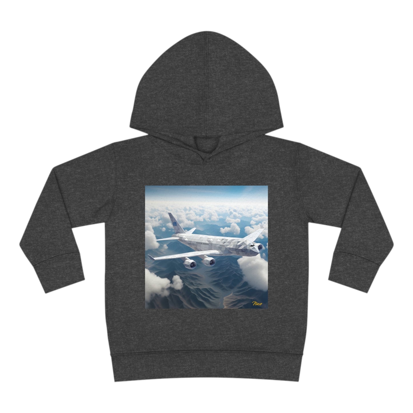 Frequent Flyer Miles Series Print #7 Toddler Pullover Fleece Hoodie