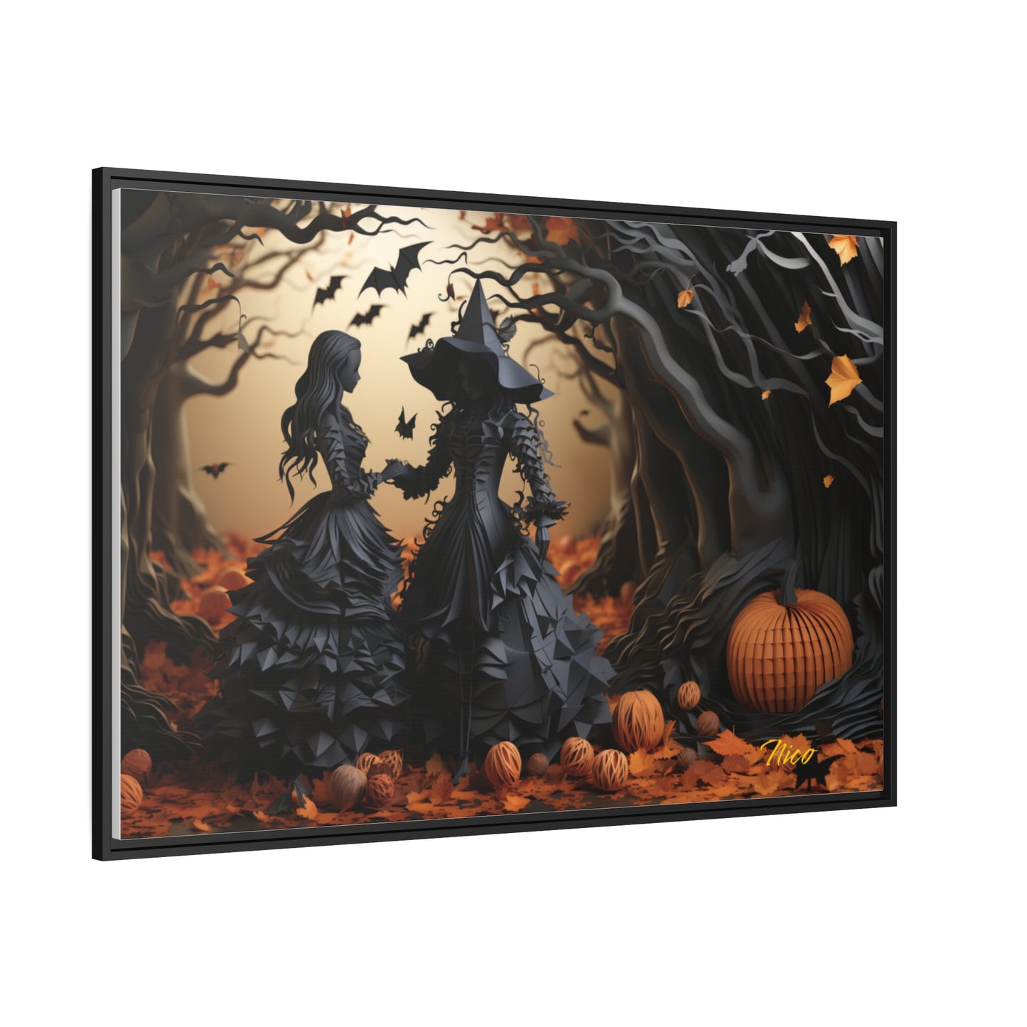 Halloween 2023 Series Print #9 - Black Framed Canvas Print