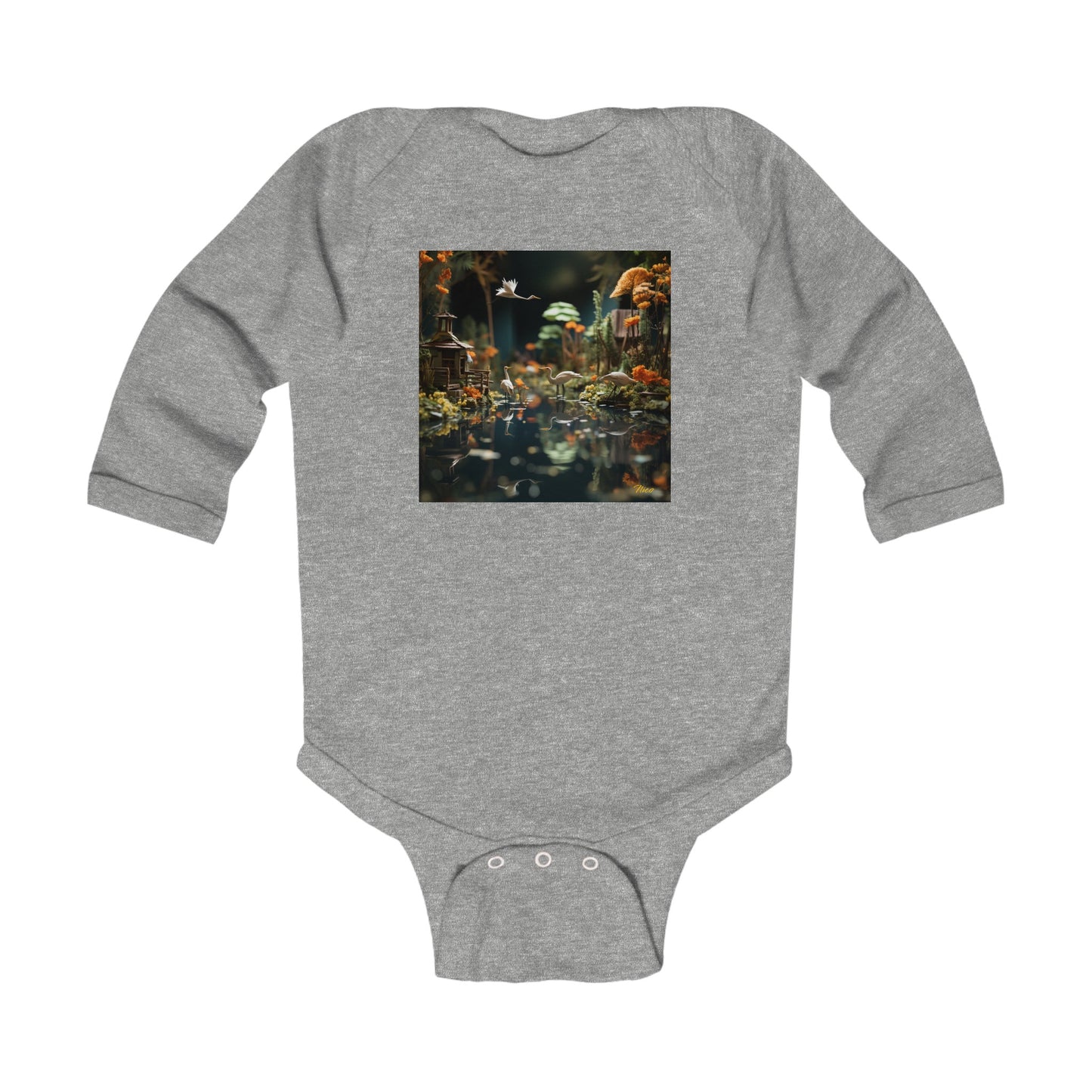 Born On A Bayou Series Print #6 Infant Long Sleeve Bodysuit