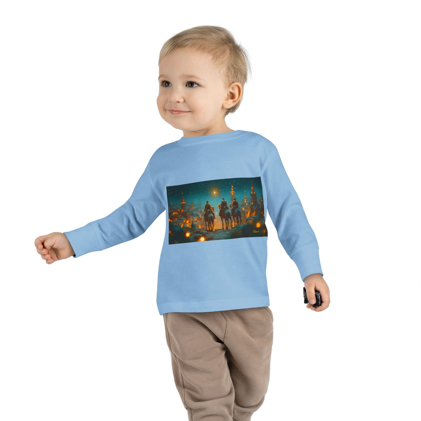 Chirstmas 2024 Series Print #9 Toddler Long Sleeve Tee