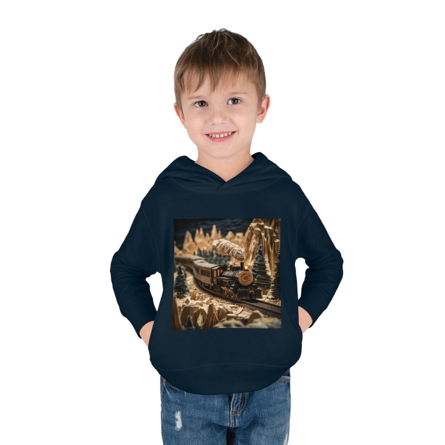 Orient Express Series Print #1 Toddler Pullover Fleece Hoodie