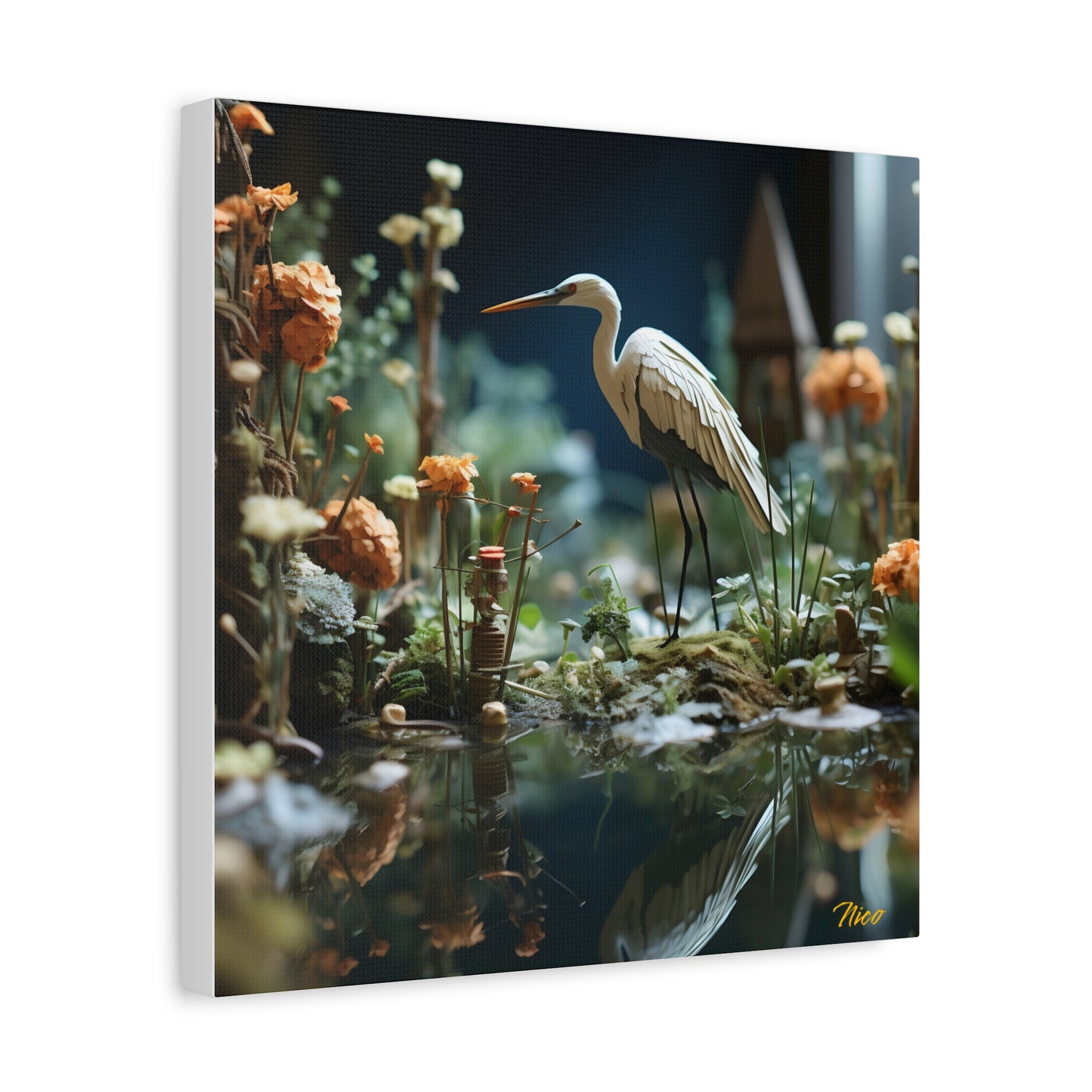 Born On A Bayou Print #1 - Streached Matte Canvas Print, 1.25" Thick