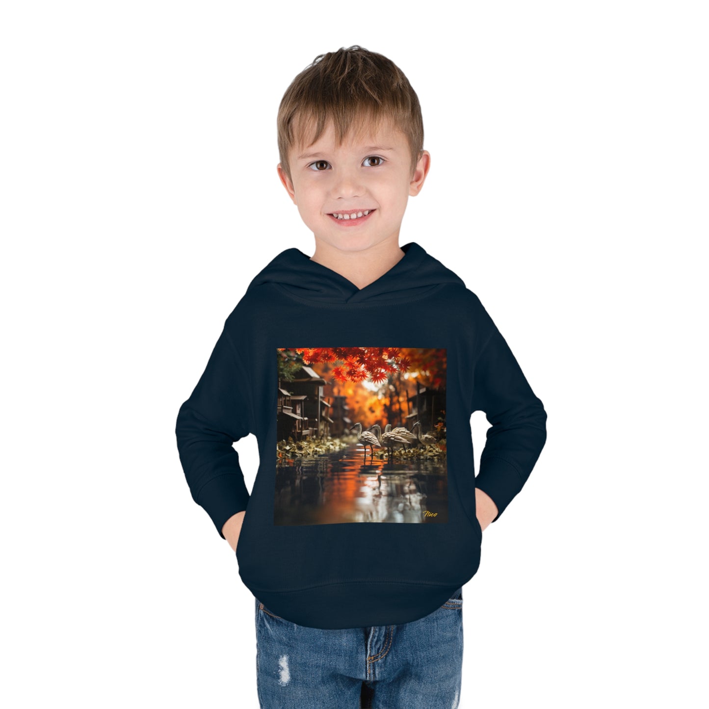 Born On A Bayou Series Print #8 Toddler Pullover Fleece Hoodie