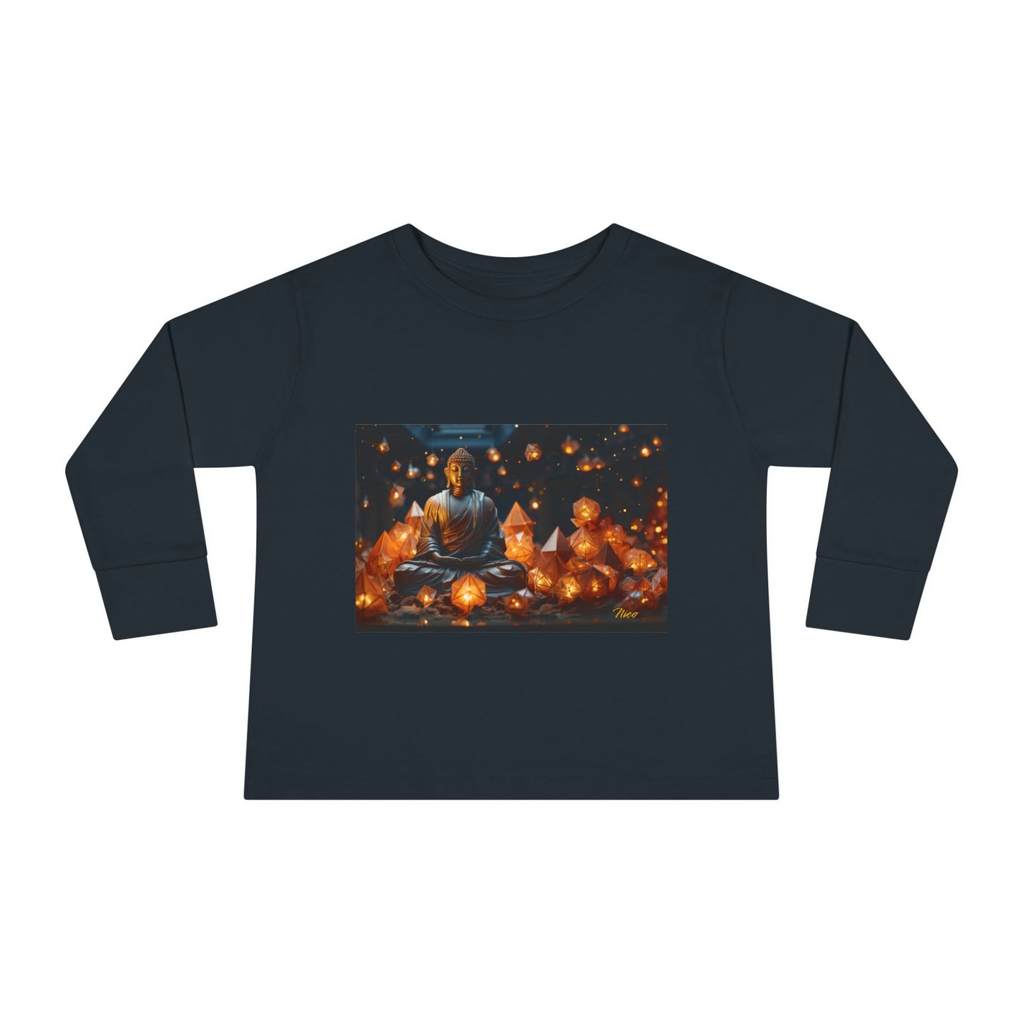 Ascending Buddha Series Print #9 Toddler Long Sleeve Tee