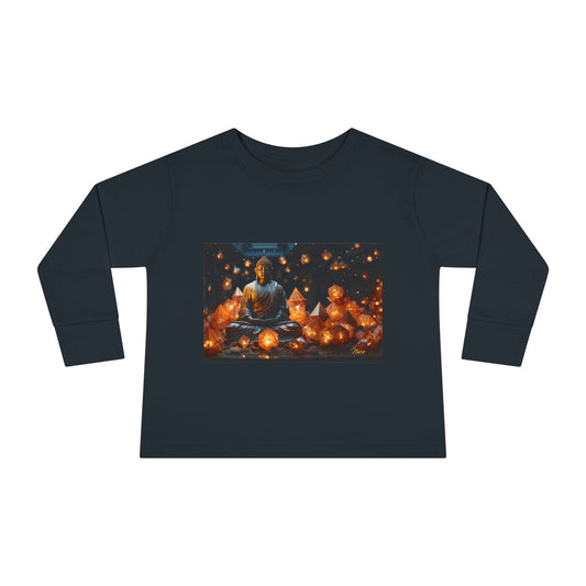 Ascending Buddha Series Print #9 Toddler Long Sleeve Tee