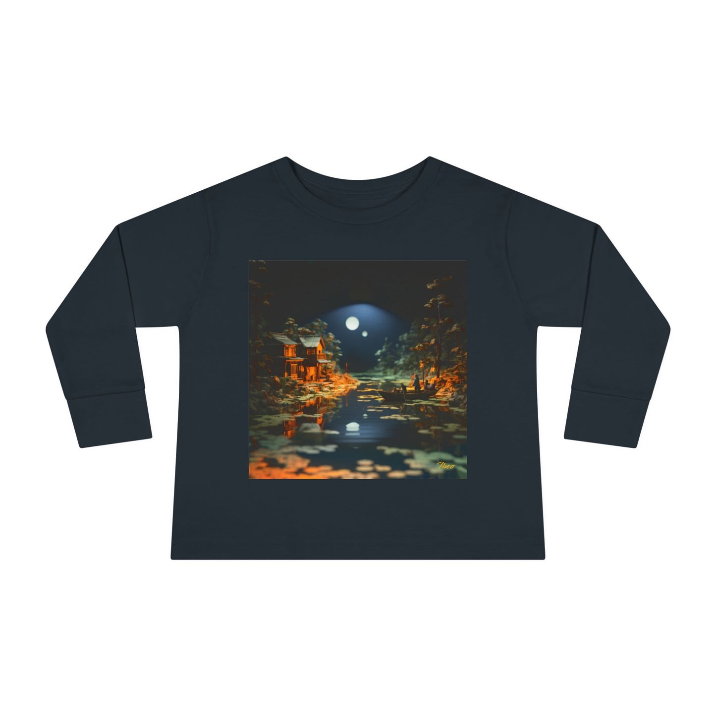 Born On A Bayou Series Print #3 Toddler Long Sleeve Tee