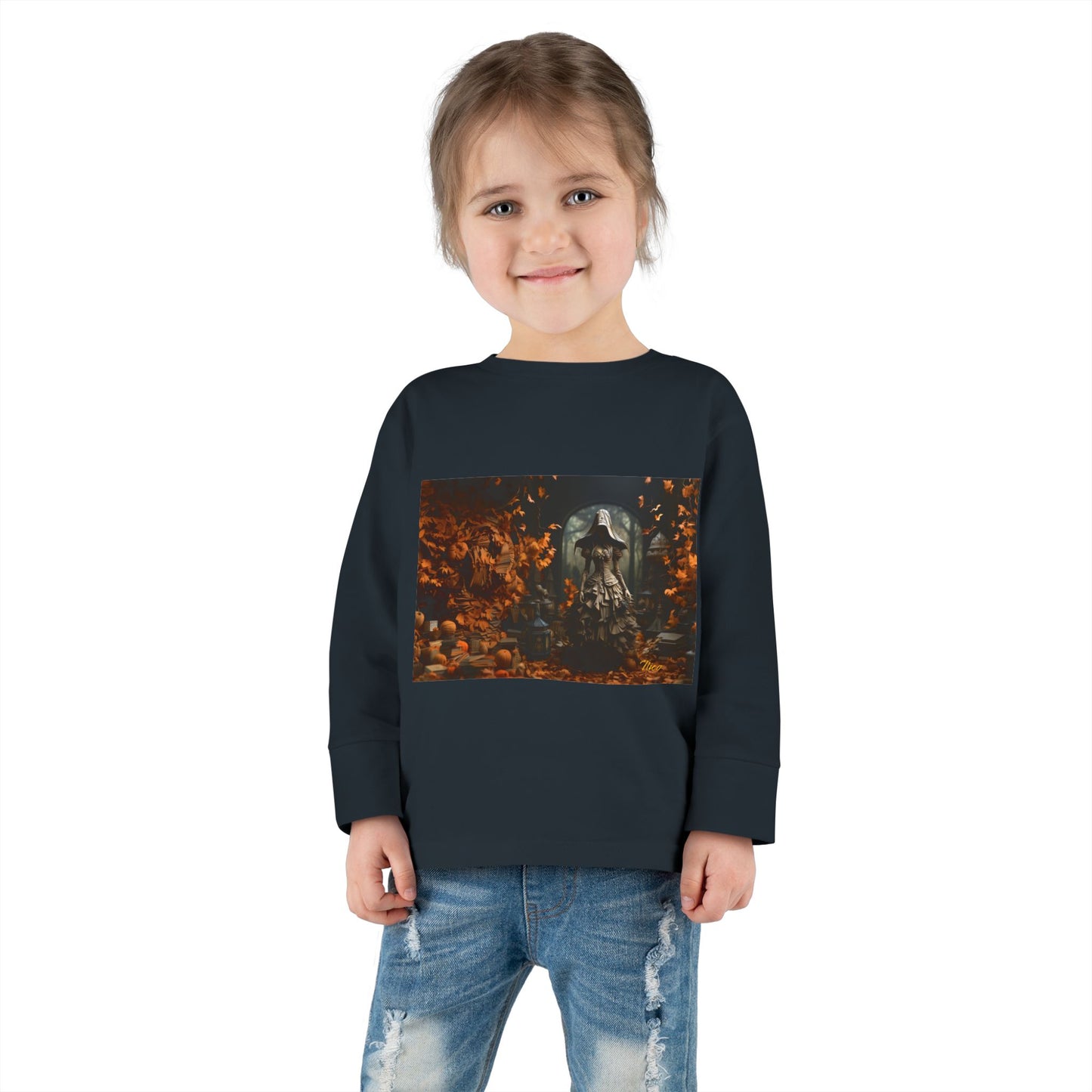 Halloween 2024 Series Print #7 Toddler Long Sleeve Tee