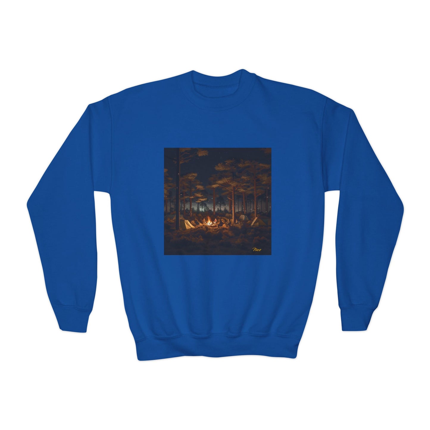 Under The Starry Skies Series Print #9 Youth Crewneck Sweatshirt