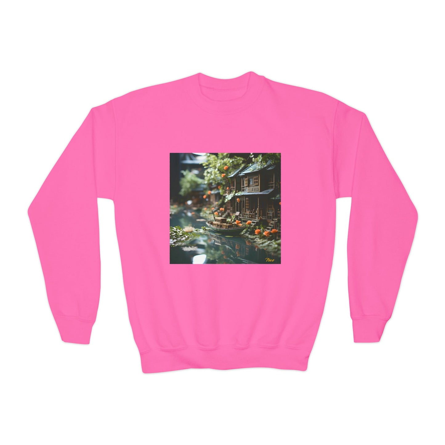 Born On A Bayou Series Print #9 Youth Crewneck Sweatshirt