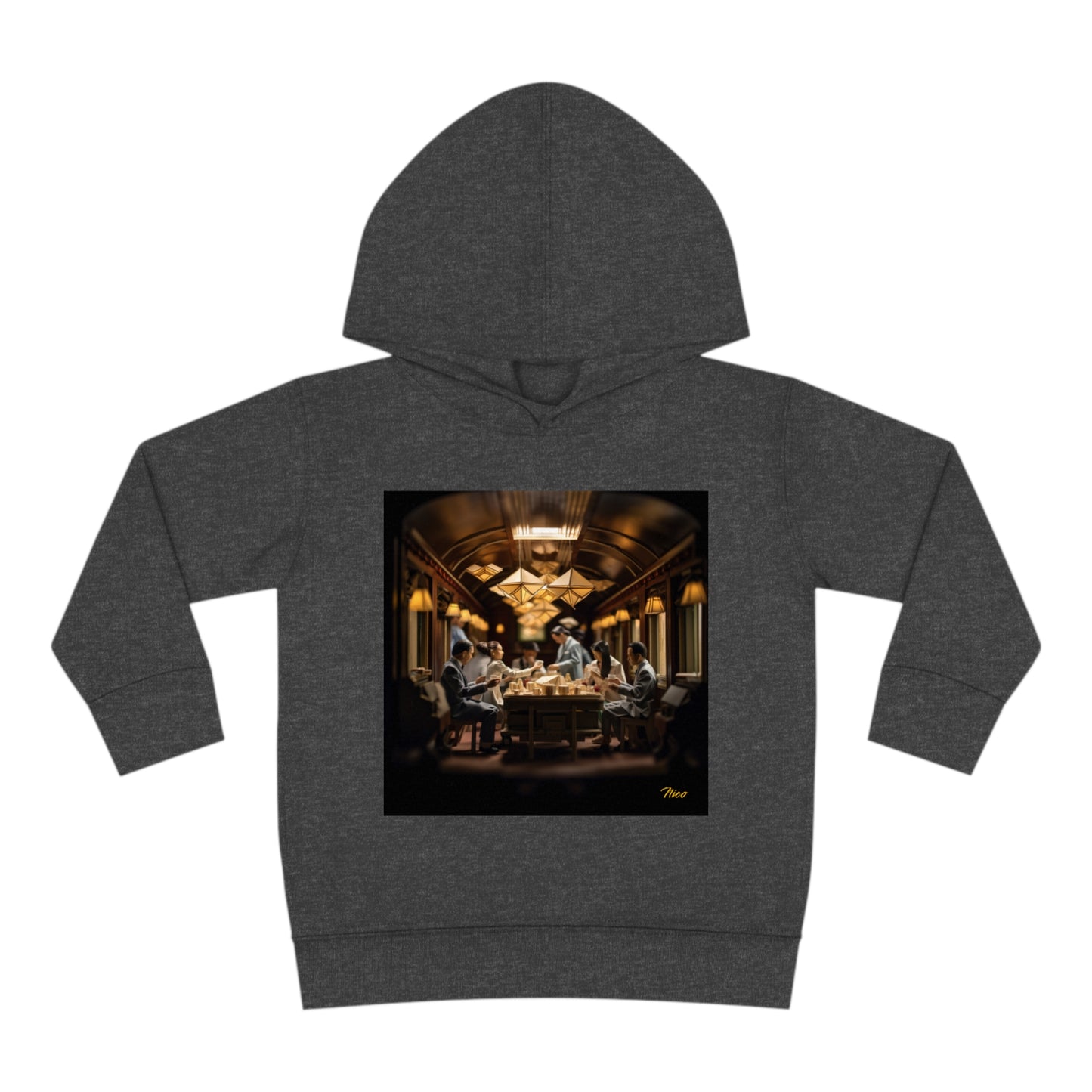 Orient Express Series Print #6 Toddler Pullover Fleece Hoodie