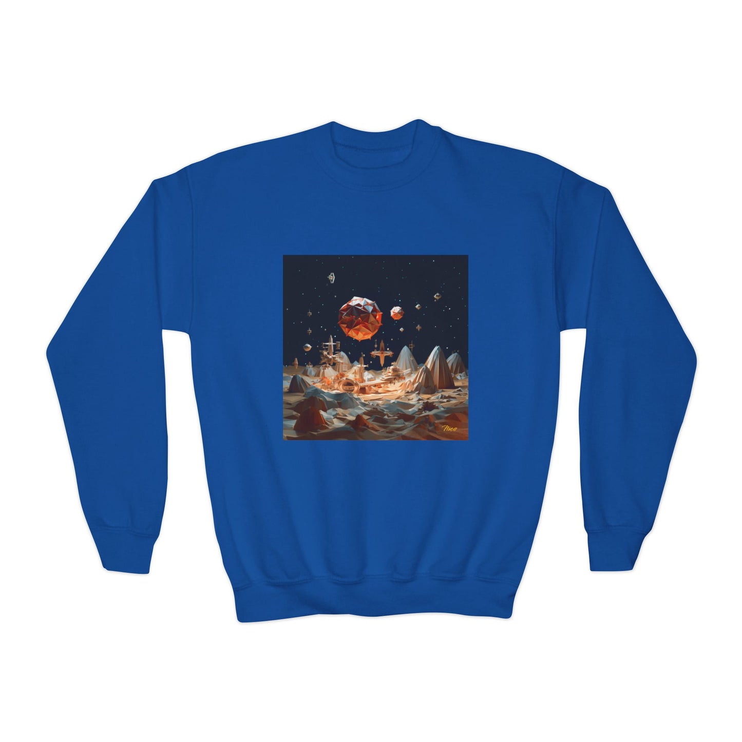 Elons' Dream Series Print #7 Youth Crewneck Sweatshirt