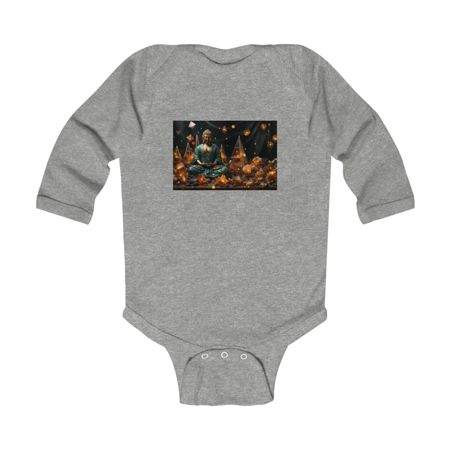 Ascending Buddah Series Print #4 Infant Long Sleeve Bodysuit