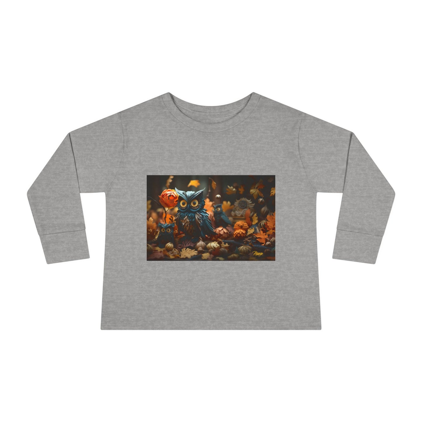 Halloween 2024 Series Print #8 Toddler Long Sleeve Tee