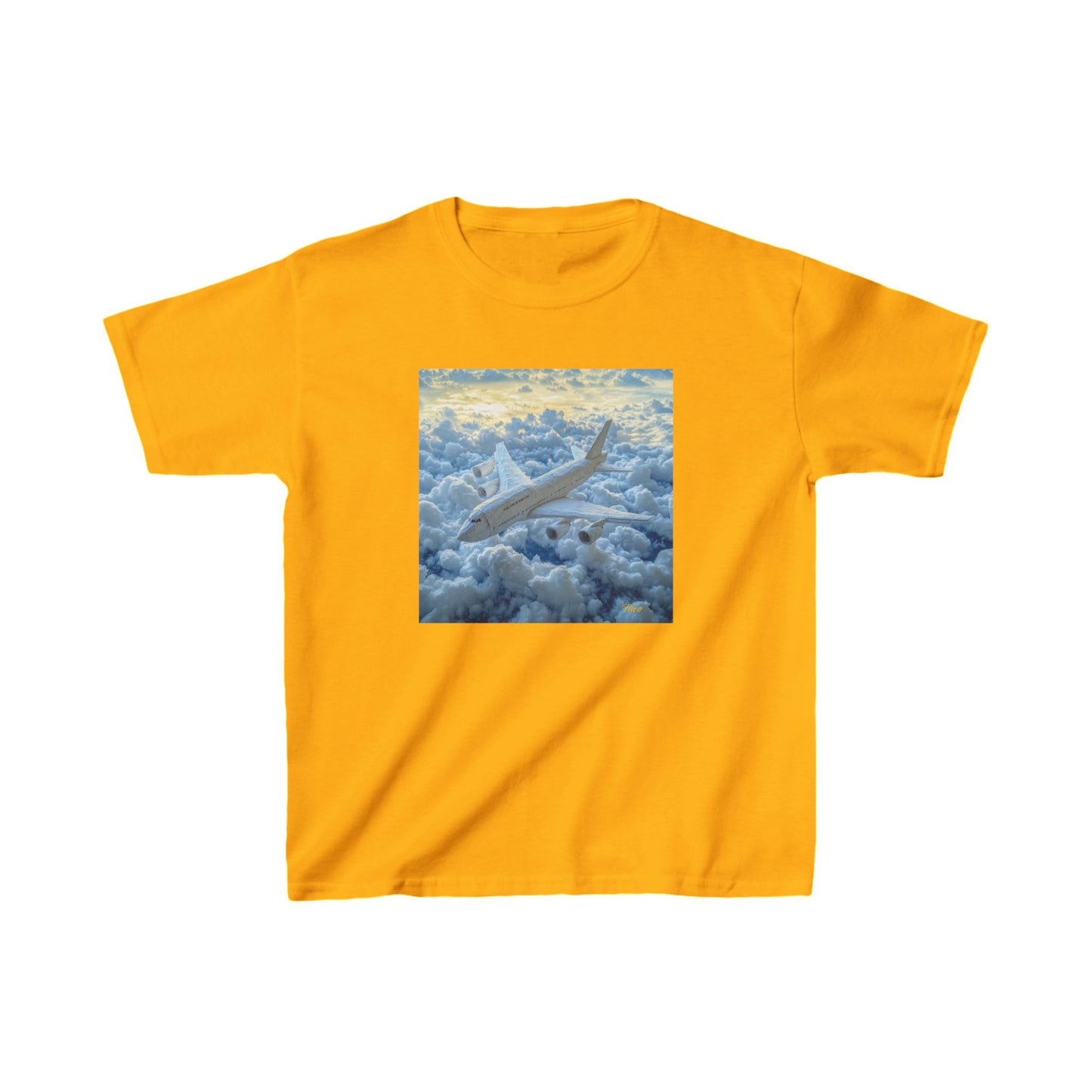 Frequent Flyer Miles Series Print #7 Kids Heavy Cotton™ Tee