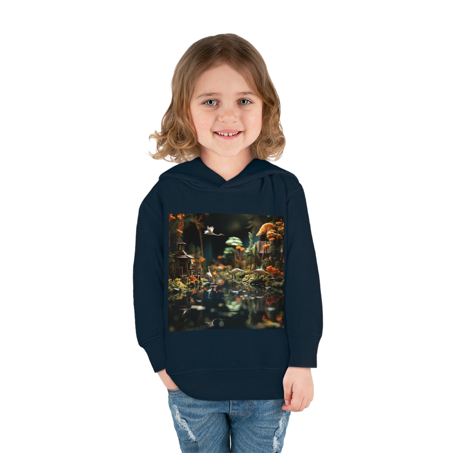 Born On A Bayou Series Print #6 Toddler Pullover Fleece Hoodie