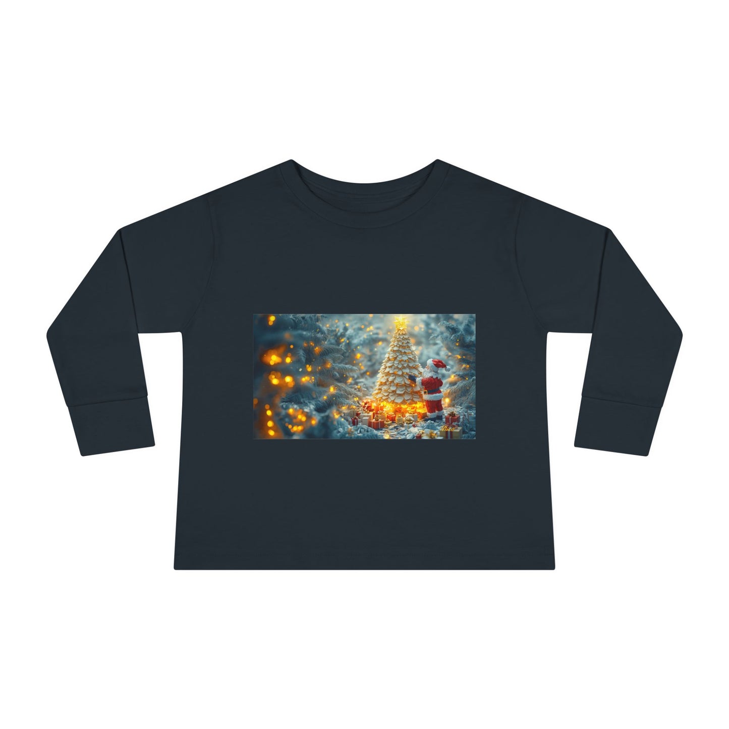 Chirstmas 2024 Series Print #10 Toddler Long Sleeve Tee