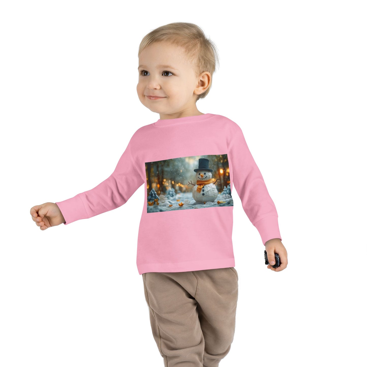 Chirstmas 2024 Series Print #11 Toddler Long Sleeve Tee