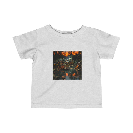 Born on A Bayou Series Print #2 Infant Fine Jersey Tee