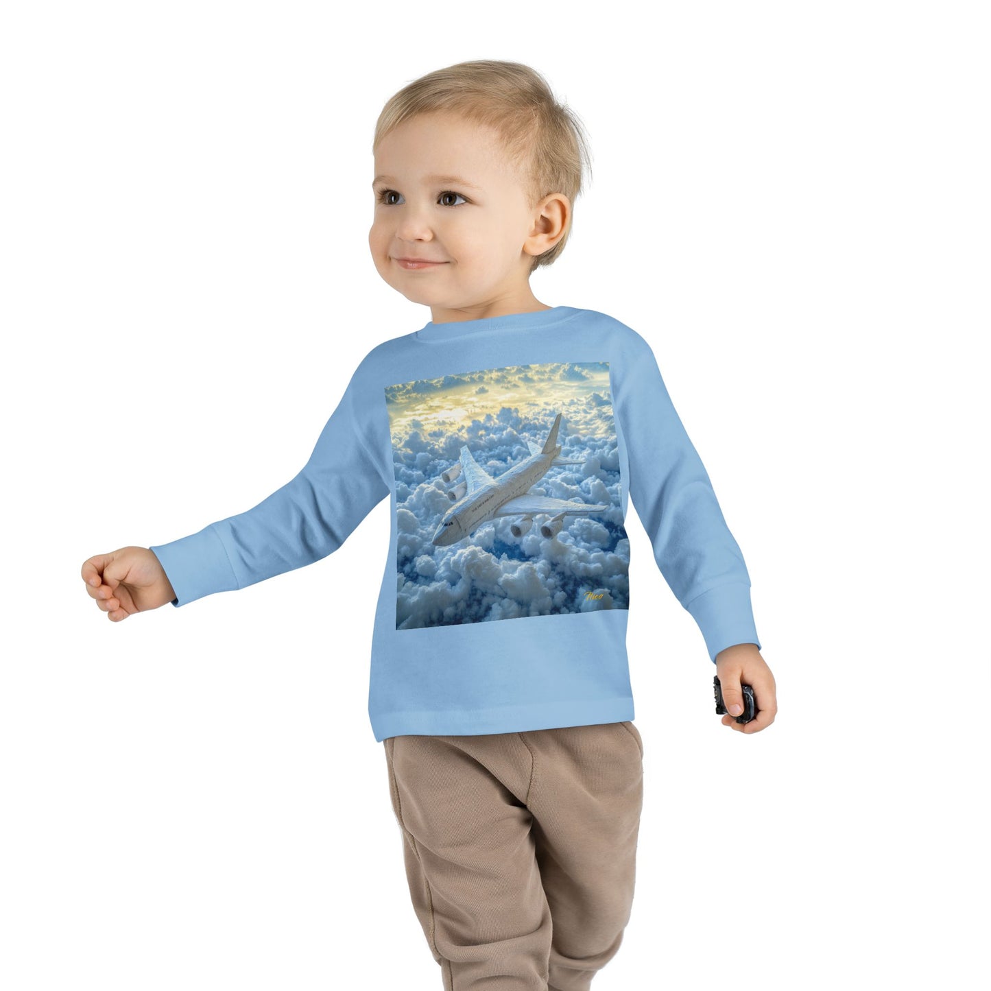 Big Ol' Jet Airliner Series Print #10 Toddler Long Sleeve Tee