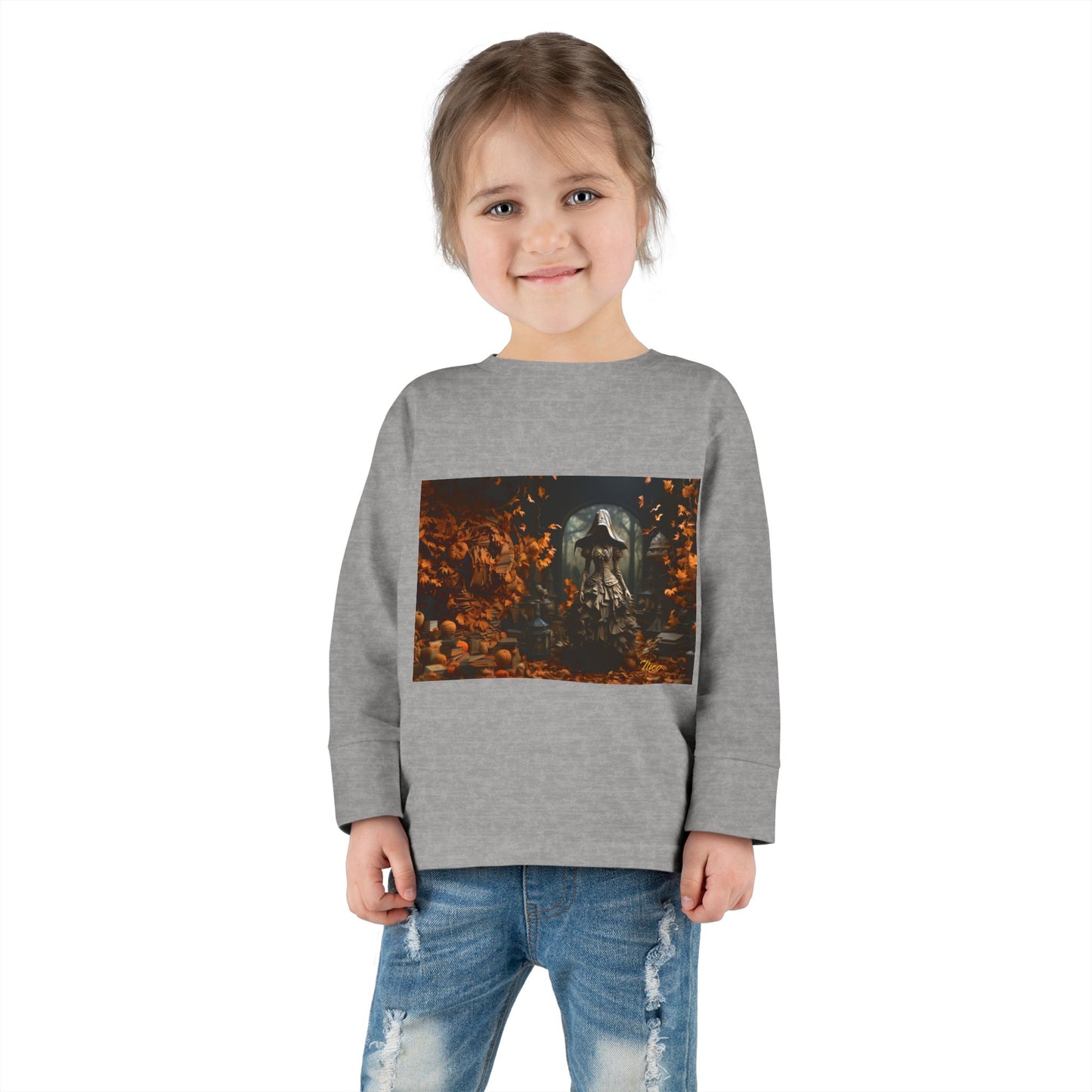 Halloween 2024 Series Print #7 Toddler Long Sleeve Tee