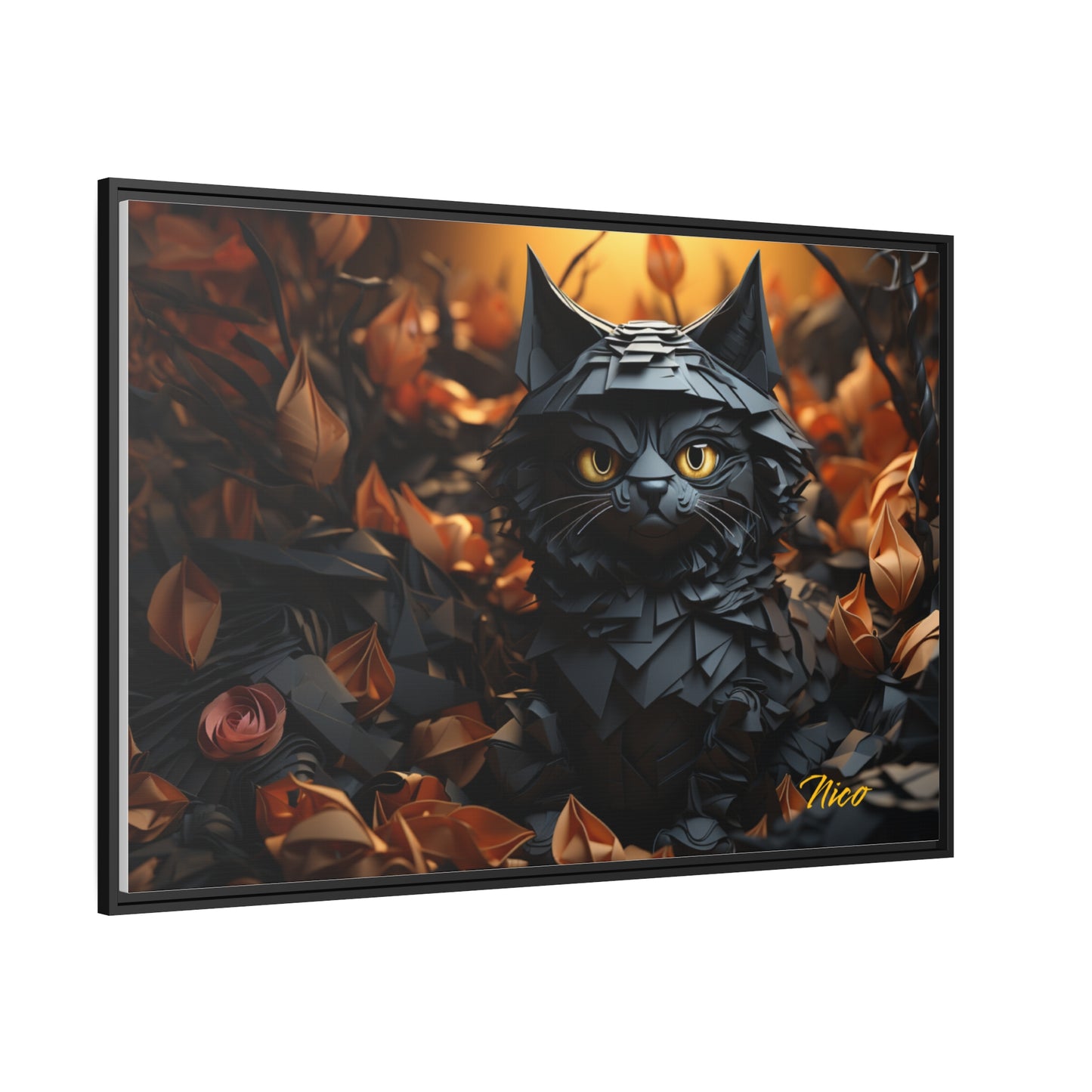 Halloween 2023 Series Print #2 - Black Framed Canvas Print