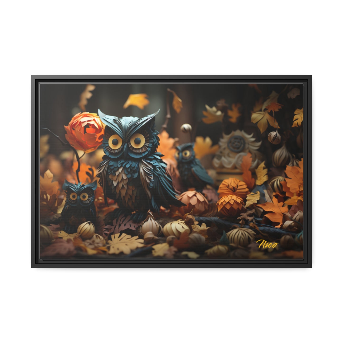 Halloween 2023 Series Print #8 - Black Framed Canvas Print