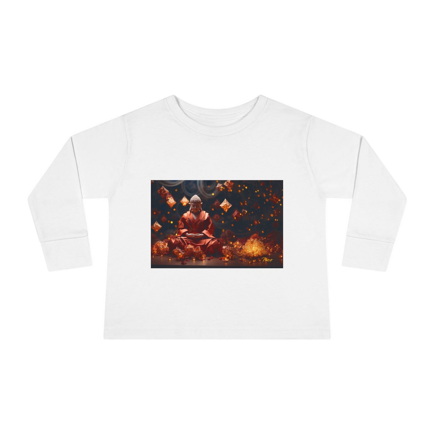 Ascending Buddha Series Print #7 Toddler Long Sleeve Tee