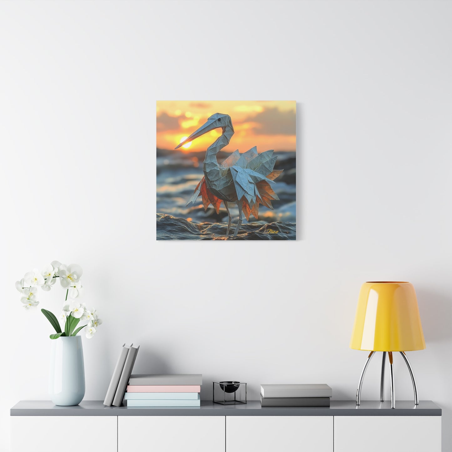 By The Seaside Series Print #1 - Streched Matte Canvas Print, 1.25" Thick