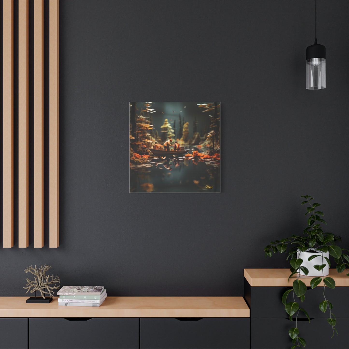 Born On A Bayou Print #10 - Streached Matte Canvas Print, 1.25" Thick