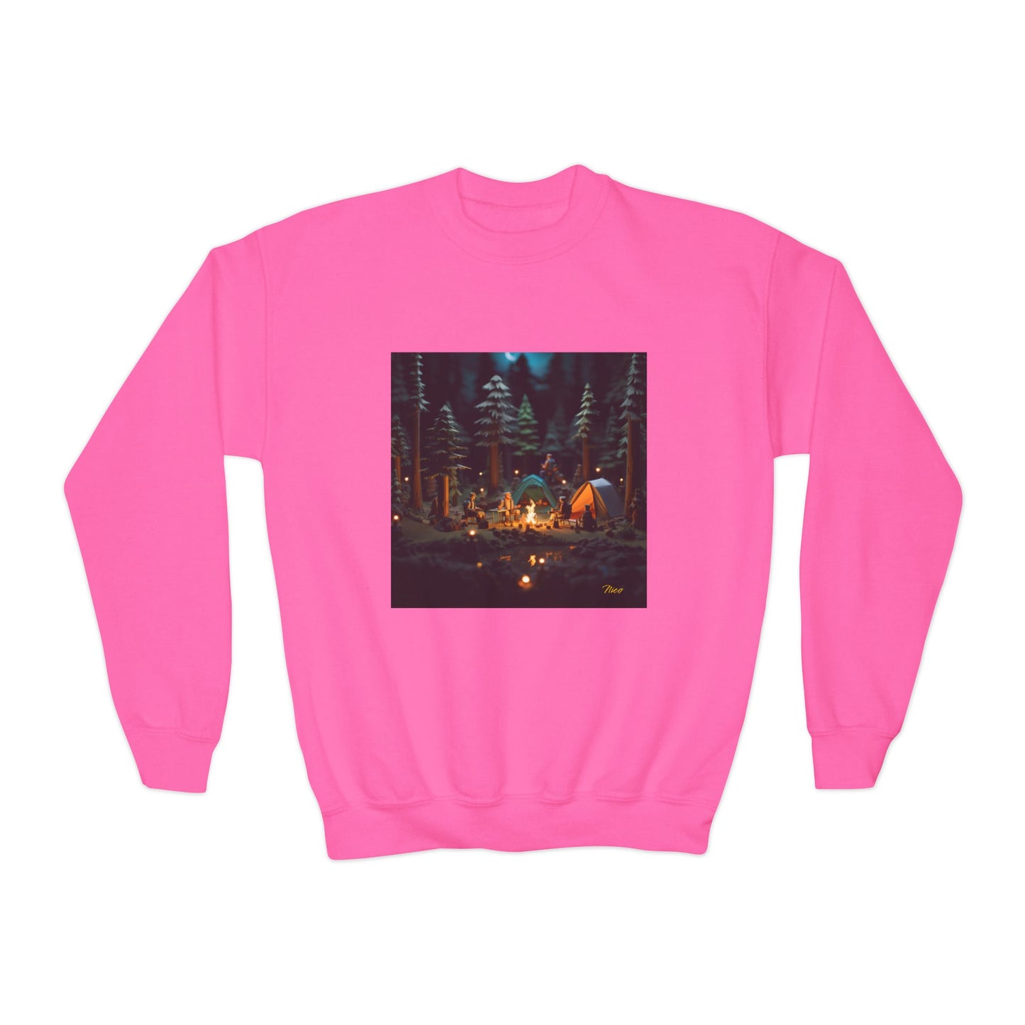 Under The Starry Skies Series Print #3 Youth Crewneck Sweatshirt