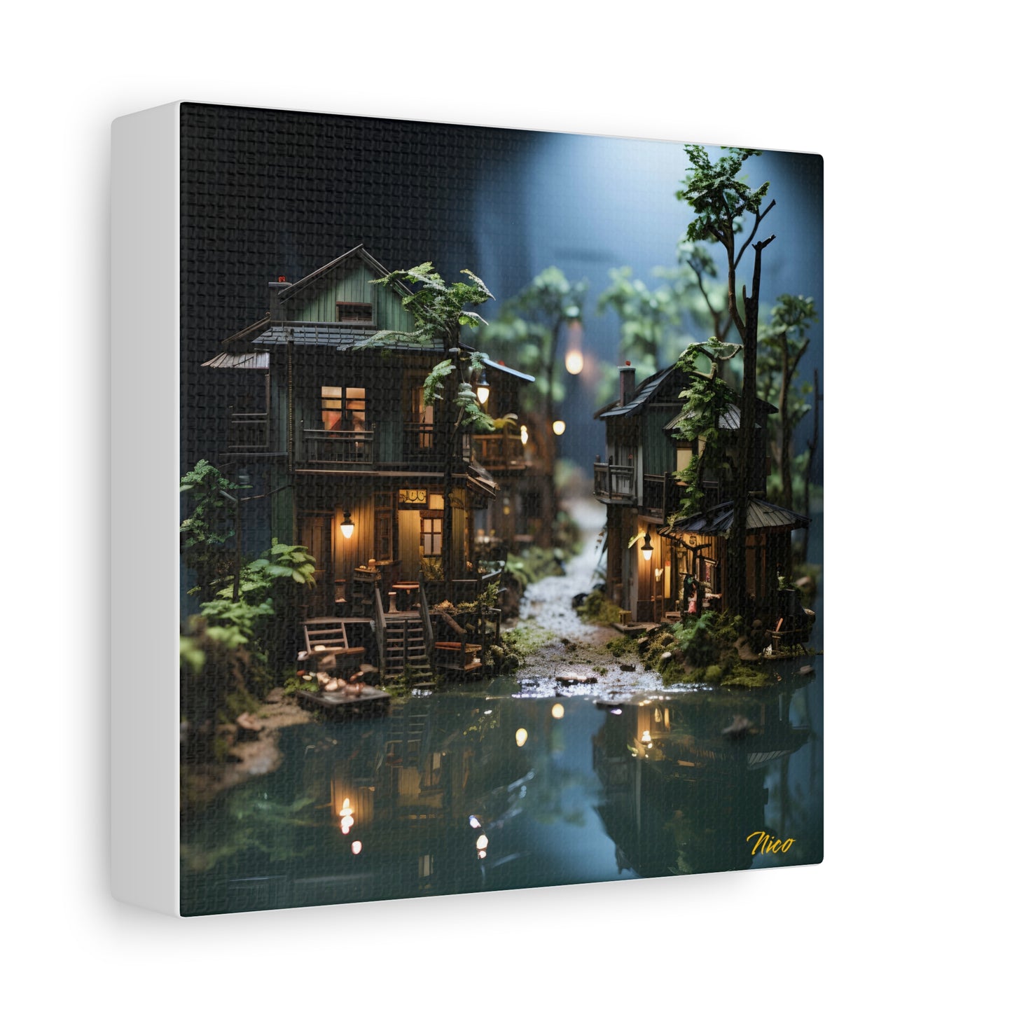 Born On A Bayou Print #3 - Streached Matte Canvas Print, 1.25" Thick