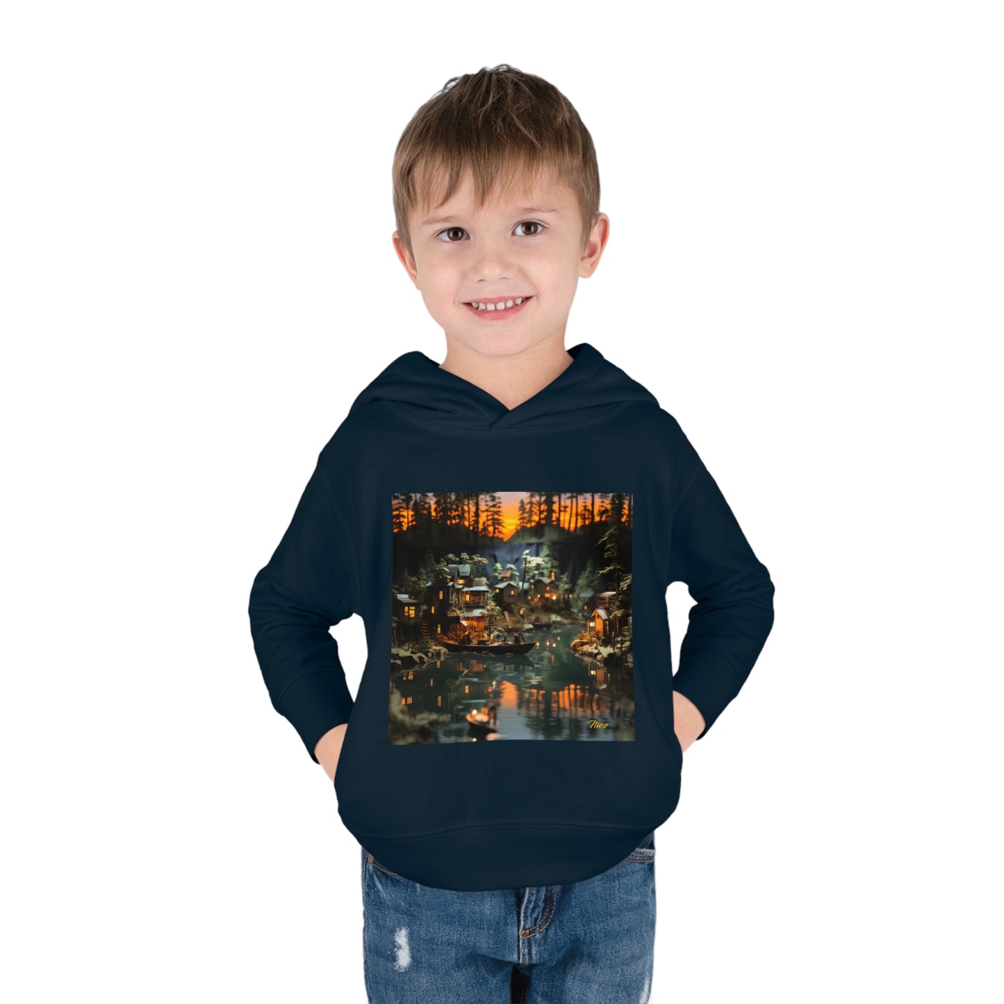 Born On A Bayou Series Print #2 Toddler Pullover Fleece Hoodie