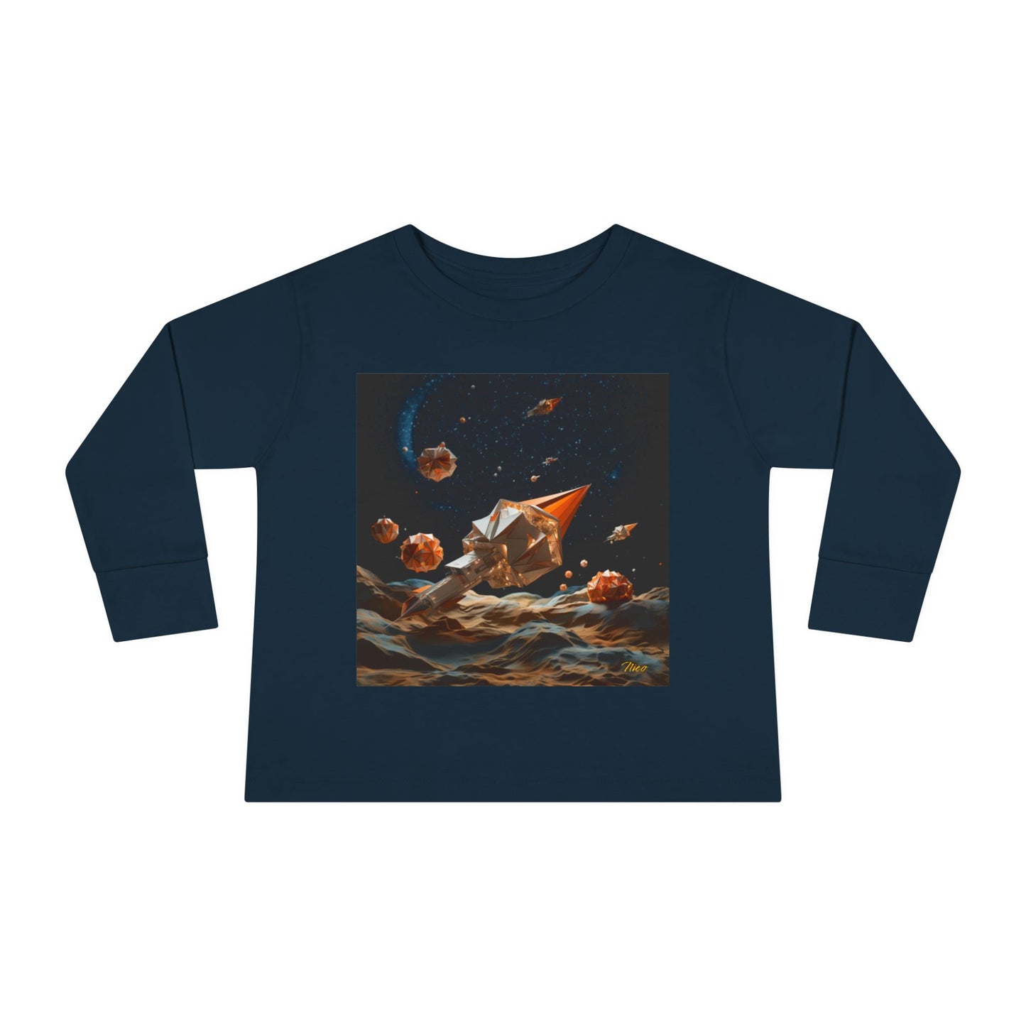 Elons' Dream Series Print #3 Toddler Long Sleeve Tee