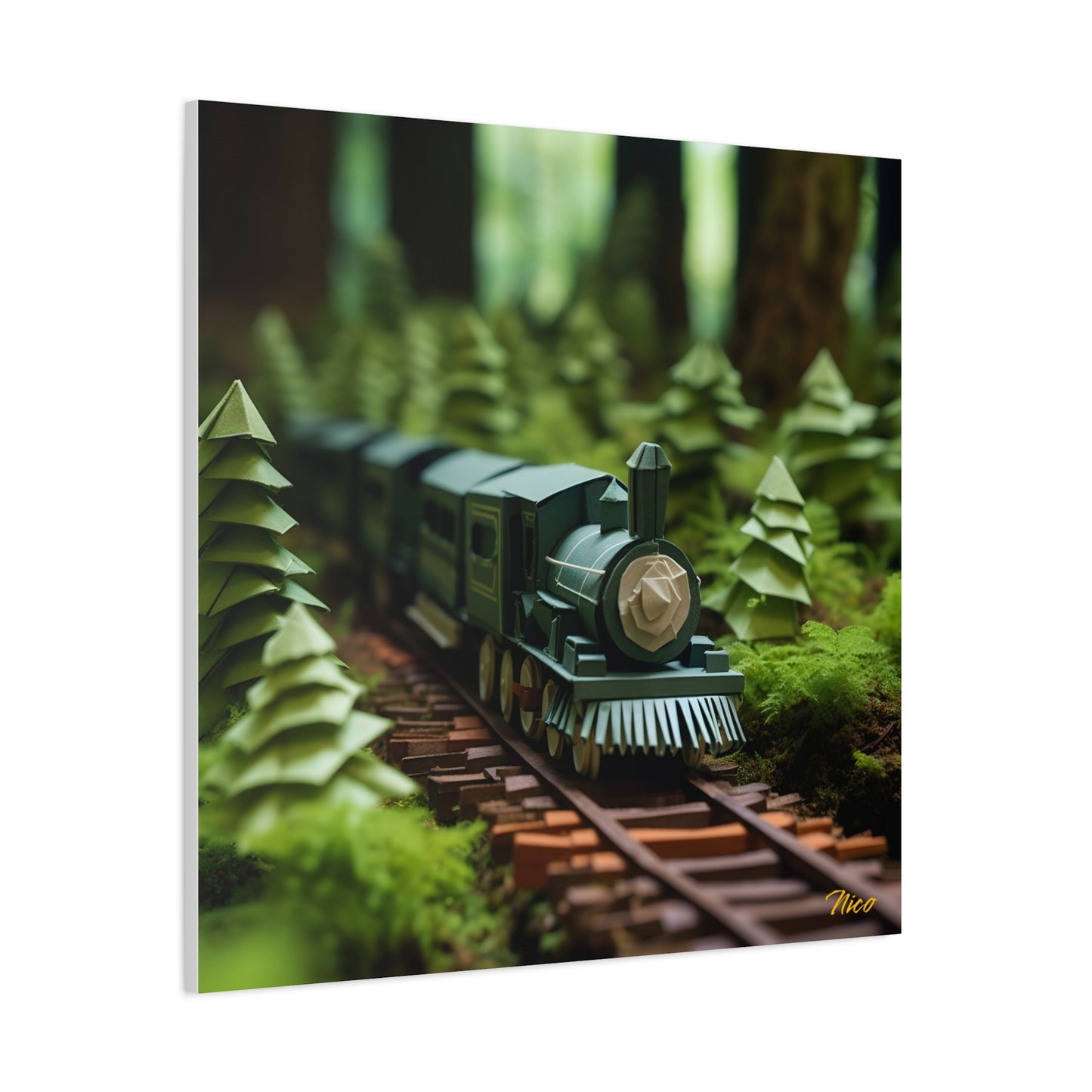 Orient Express Series Print #7 - Streched Matte Canvas Print, 1.25" Thick