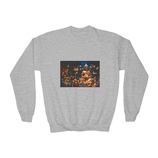 Ascending Buddah Series Print #9 Youth Crewneck Sweatshirt