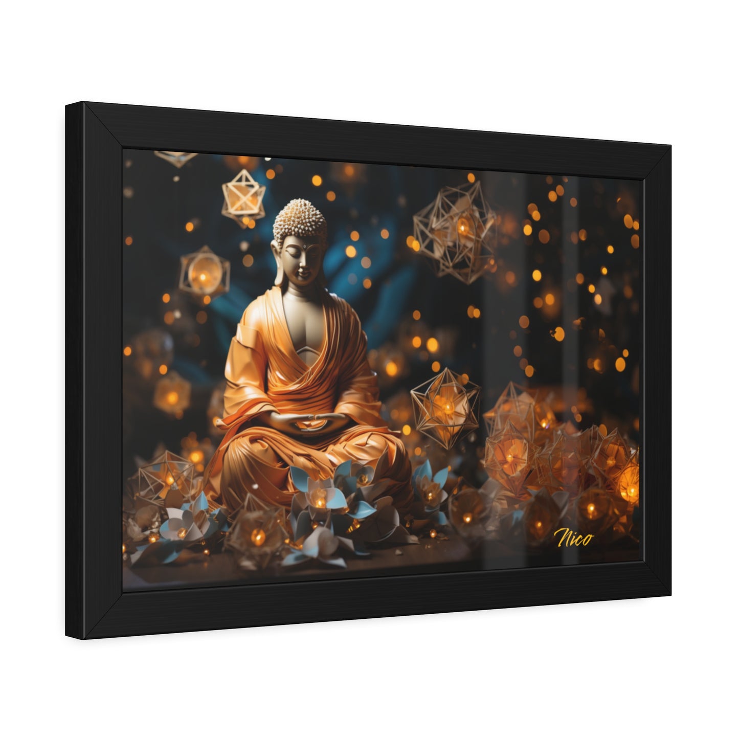 Ascending Buddha Series Print #8 - Framed Fine Art Paper Print