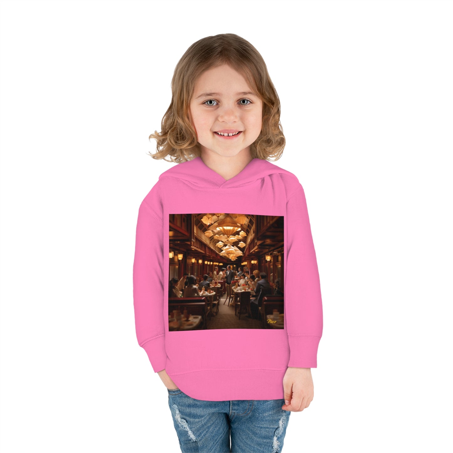 Orient Express Series Print #8 Toddler Pullover Fleece Hoodie