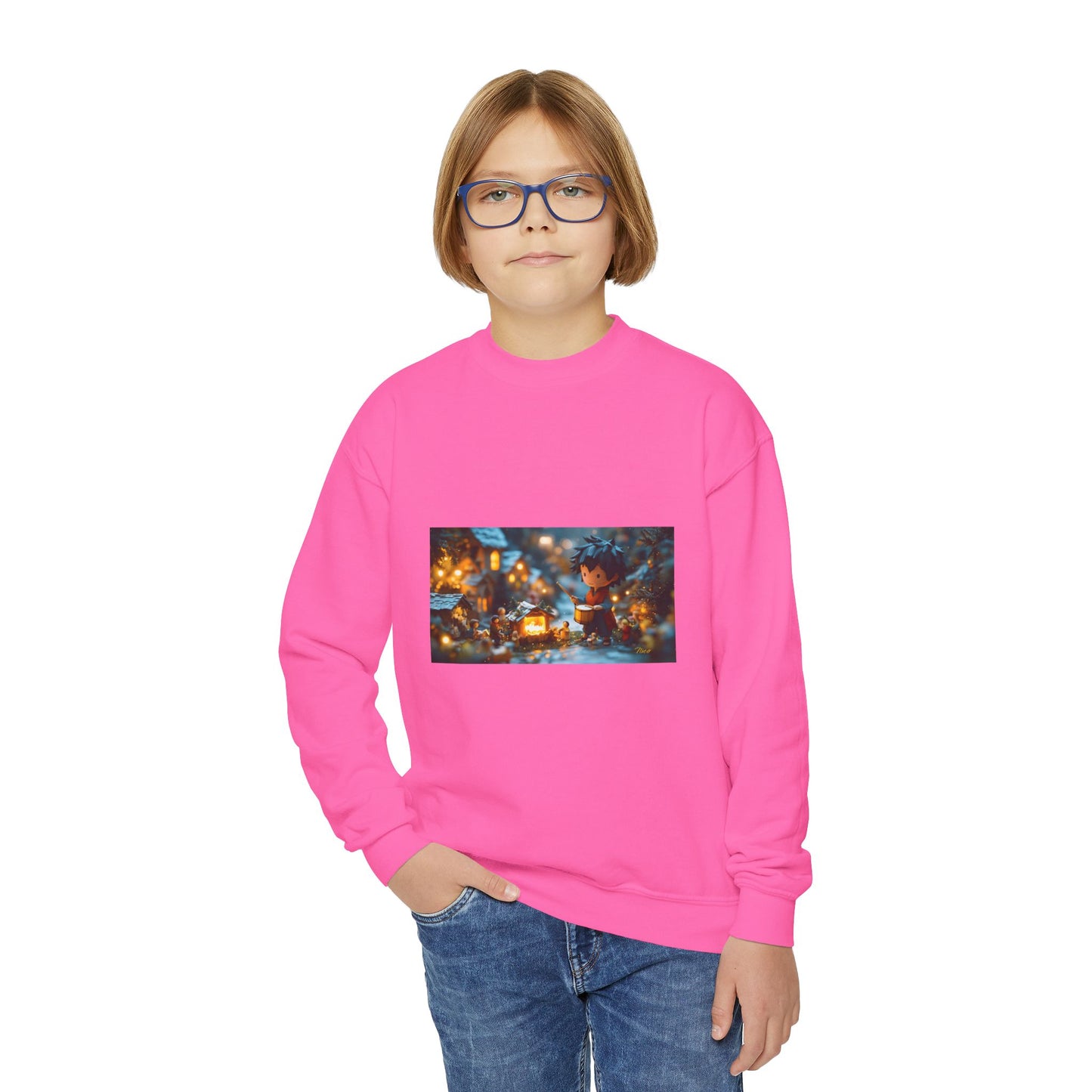 Chirstmas 2024 Series Print #8 Youth Crewneck Sweatshirt