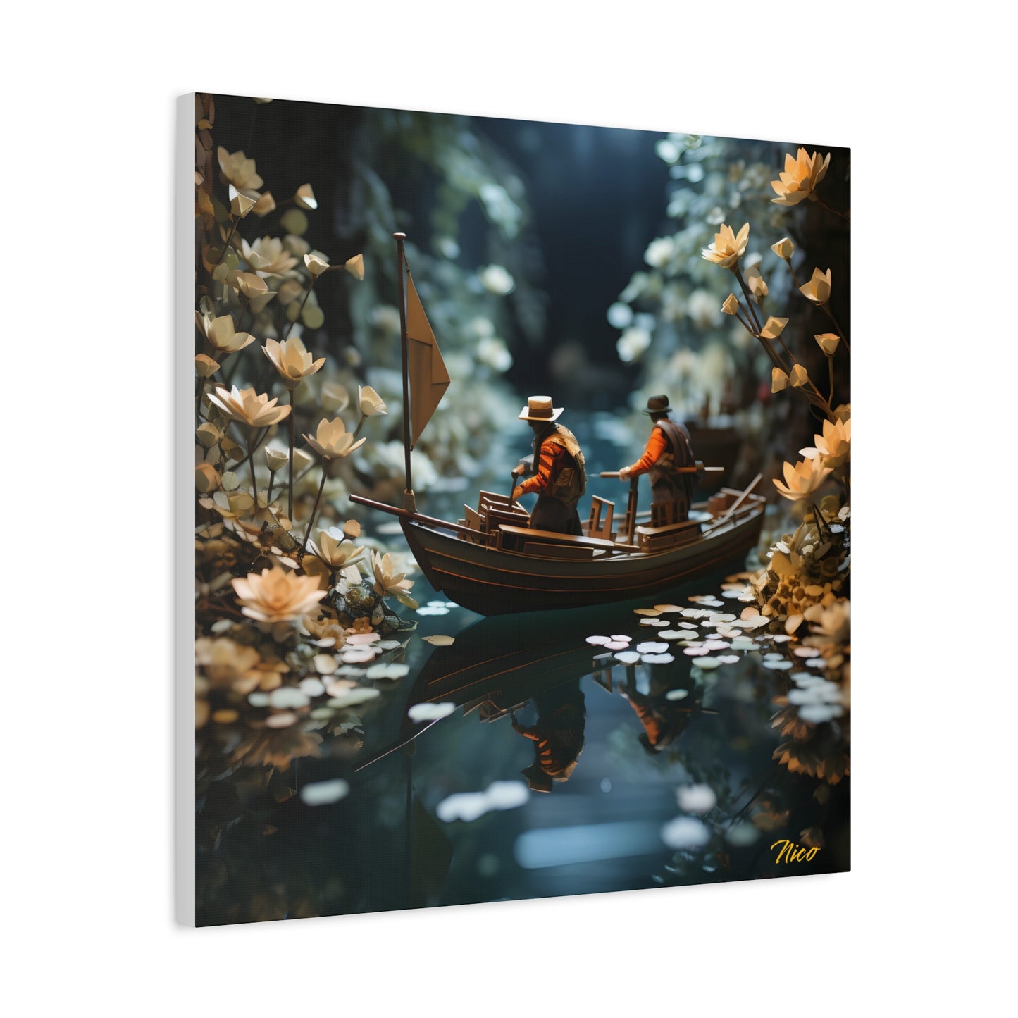 Born On A Bayou Print #10 - Streached Matte Canvas Print, 1.25" Thick