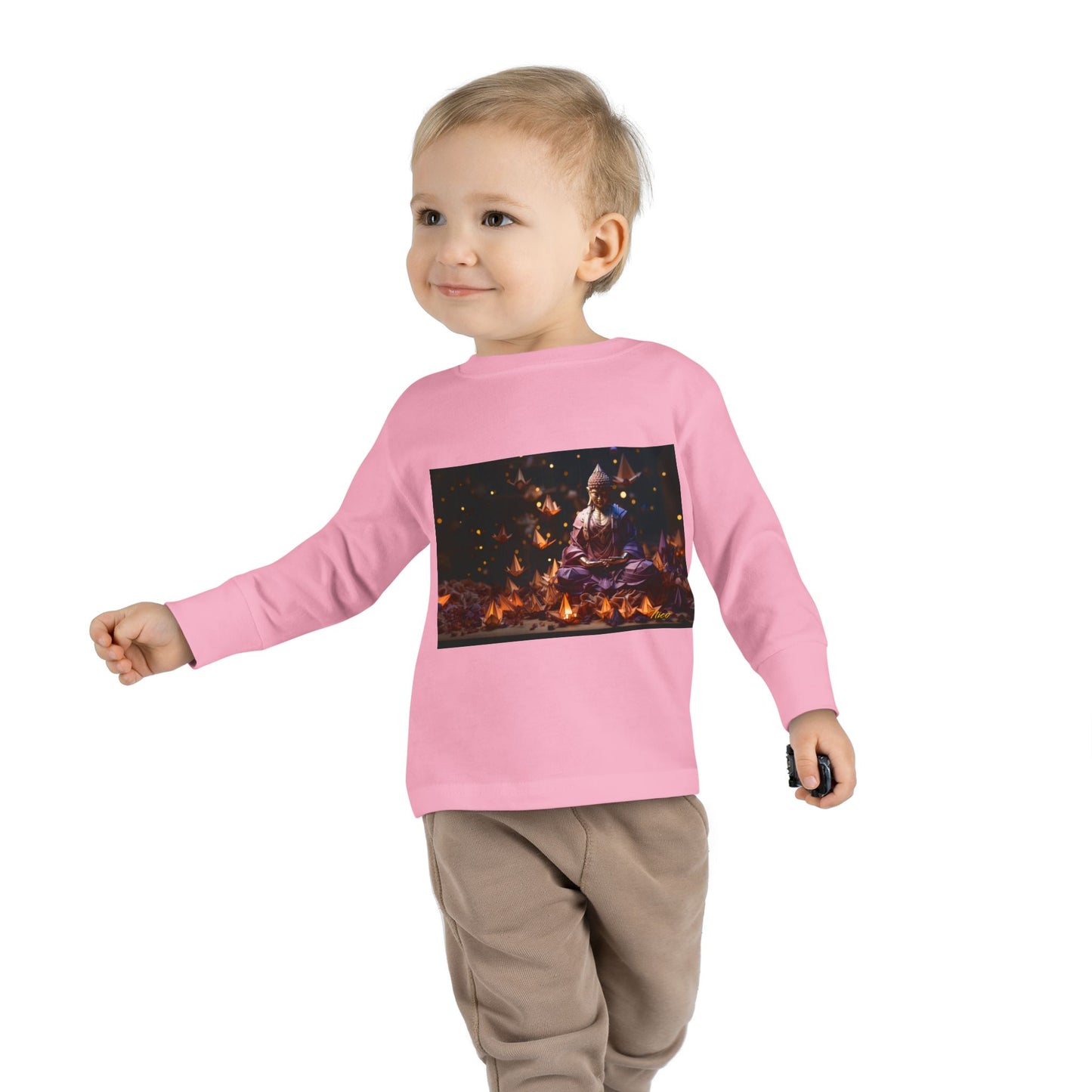 Ascending Buddha Series Print #6 Toddler Long Sleeve Tee