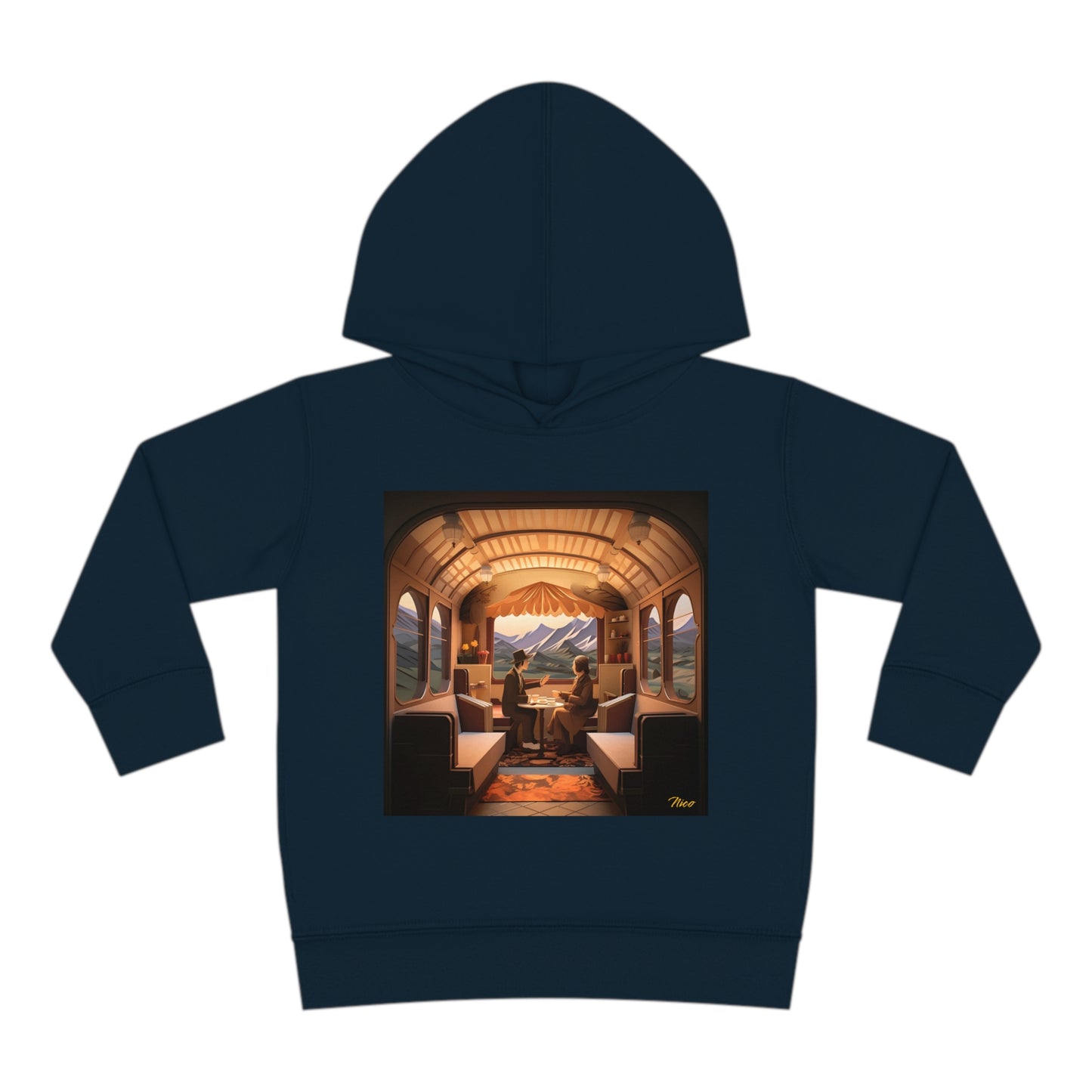 Orient Express Series Print #10 Toddler Pullover Fleece Hoodie