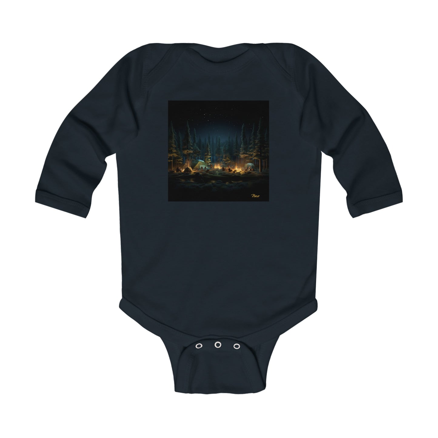 Under The Starry Skies Series Print #2 Infant Long Sleeve Bodysuit