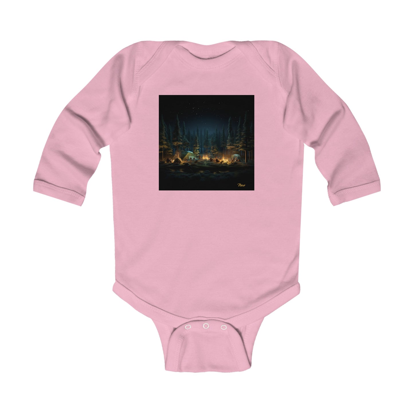 Under The Starry Skies Series Print #2 Infant Long Sleeve Bodysuit