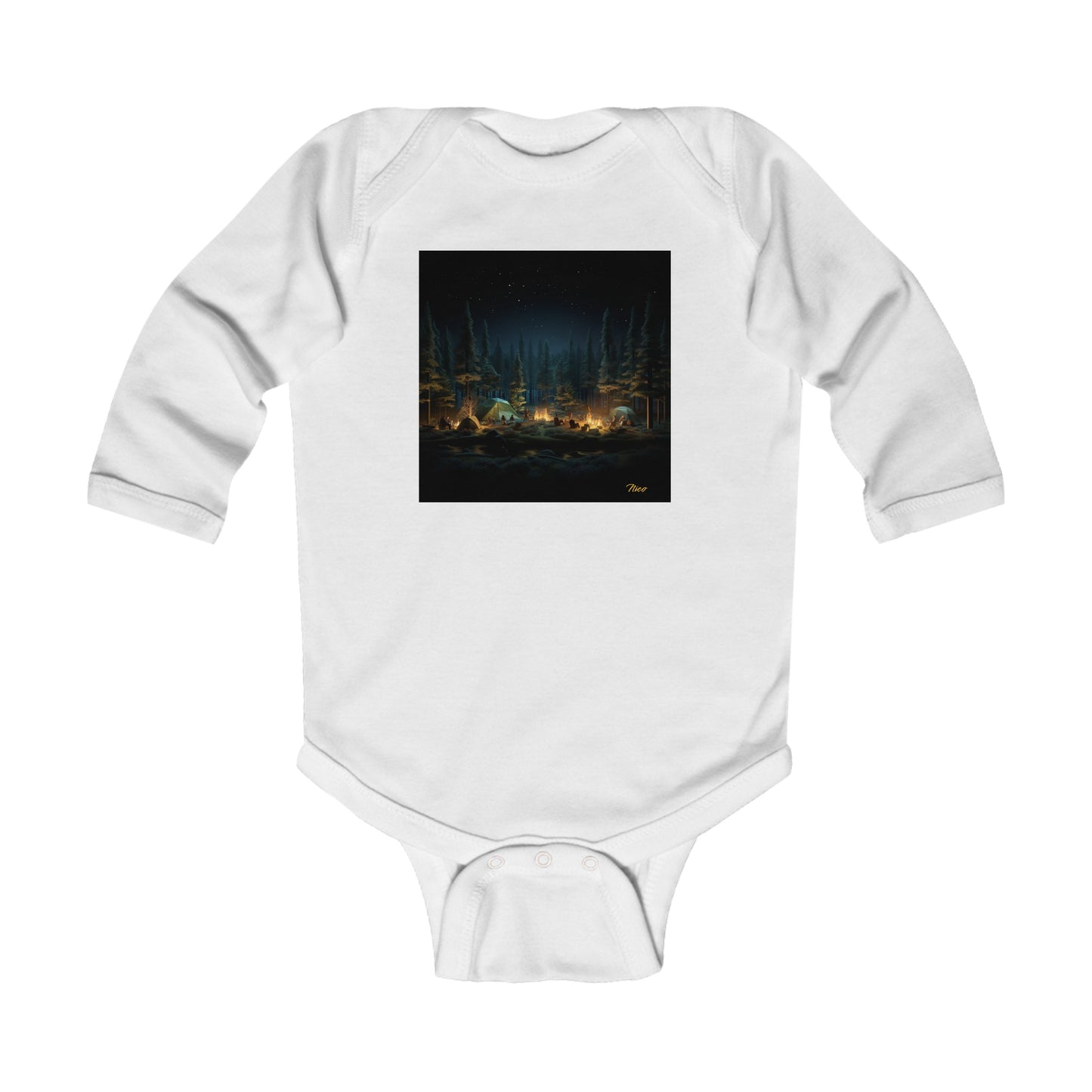 Under The Starry Skies Series Print #2 Infant Long Sleeve Bodysuit