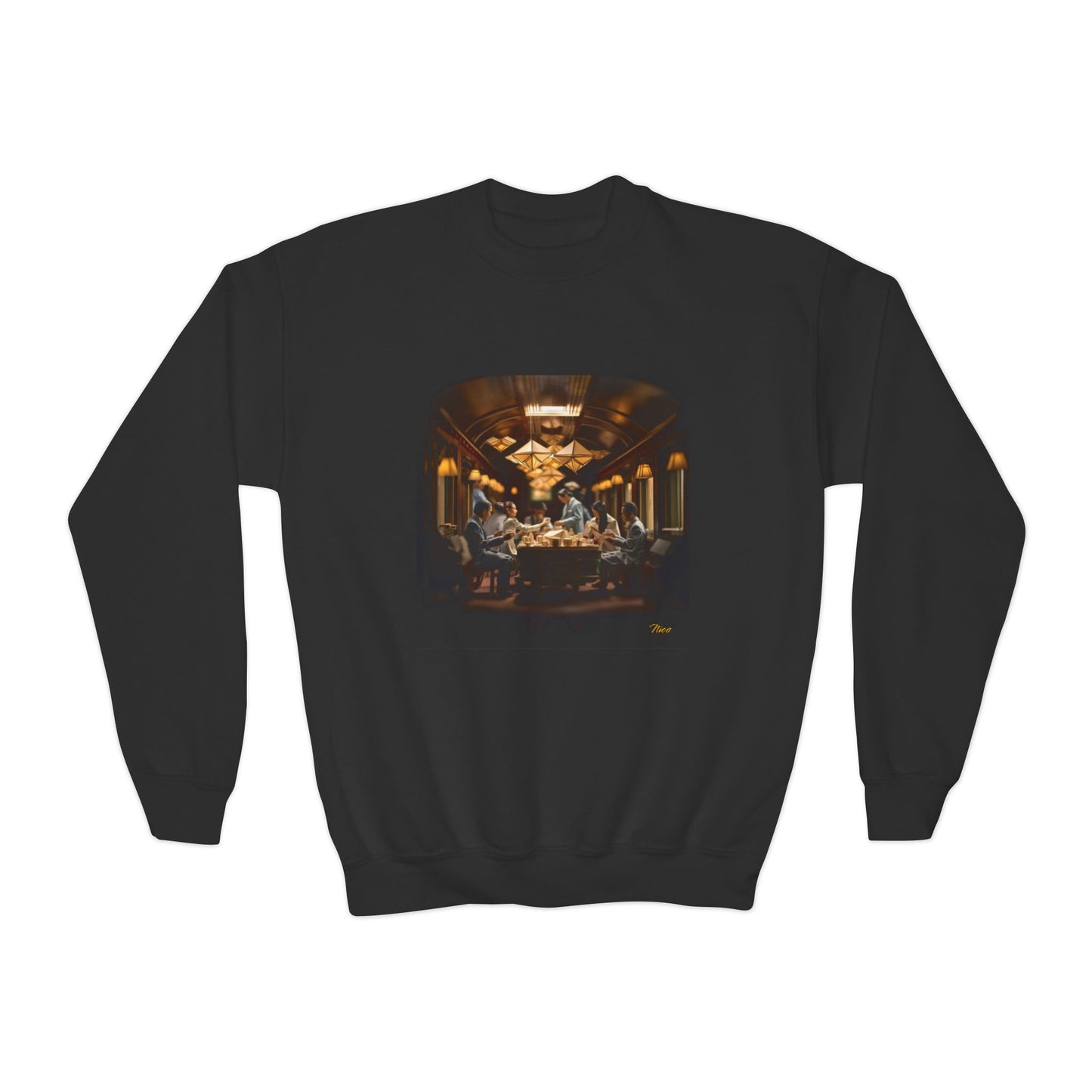 Orient Express Series Print #6 Youth Crewneck Sweatshirt